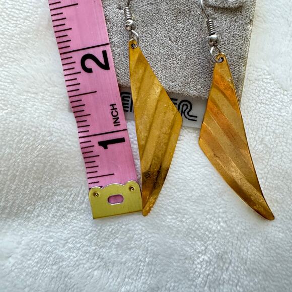 Bundle of 3 Pairs 80s Fashion Pierced Earrings Lerner, Edgar Berebi and Mervyns - Picture 6 of 12